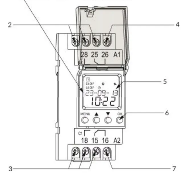 elektroniczny-programator-czasowy-100-programow-16a-230v-2-moduly-din-th-35-waga-z-opakowaniem-0-3-kg