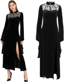 sukienka-gotycka-damska-halloween-czarna-koronka-aksamit-l-maxi