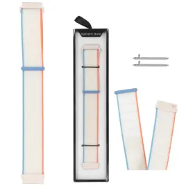 pasek-do-smartwatcha-glacierx-grip-strap-nylon-tropical-cream-22-mm