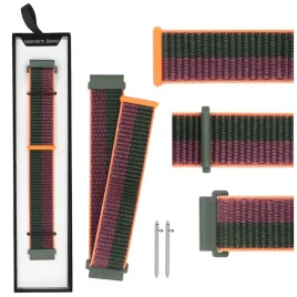 pasek-do-smartwatcha-glacierx-grip-strap-nylon-forest-plum-22-mm