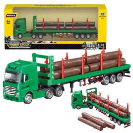 ciezarowka-transport-drewna-metalowa-huina-1-50-zielona