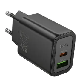 ladowarka-sieciowa-hoco-n61-usb-c-usb-a-3a-20w-qc-3-0-szybkie-ladowanie