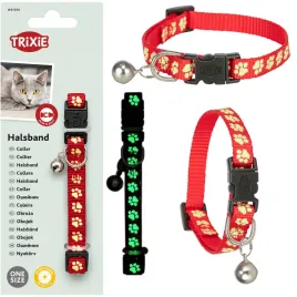 obroza-dla-kota-fluorescencyjne-lapki-trixie-z-dzwoneczkiem-20-30cm-kolory