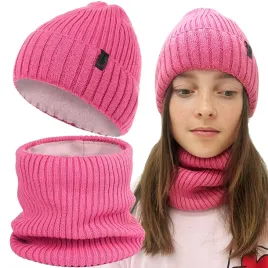 komplet-dzieciecy-czapka-komin-zestaw-na-zime-welniana-merino-52-54-cieply