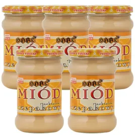 miod-rzepakowy-kremowany-barc-zestaw-5-x-400-g-polski-naturalny