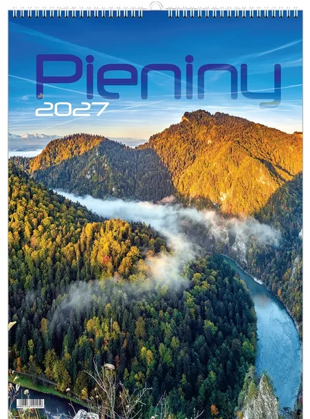 KALENDARZ WIELOPLANSZOWY 2027 DUŻY ŚCIENNY POLSKA GÓRY KRAJOBRAZY PIENINY