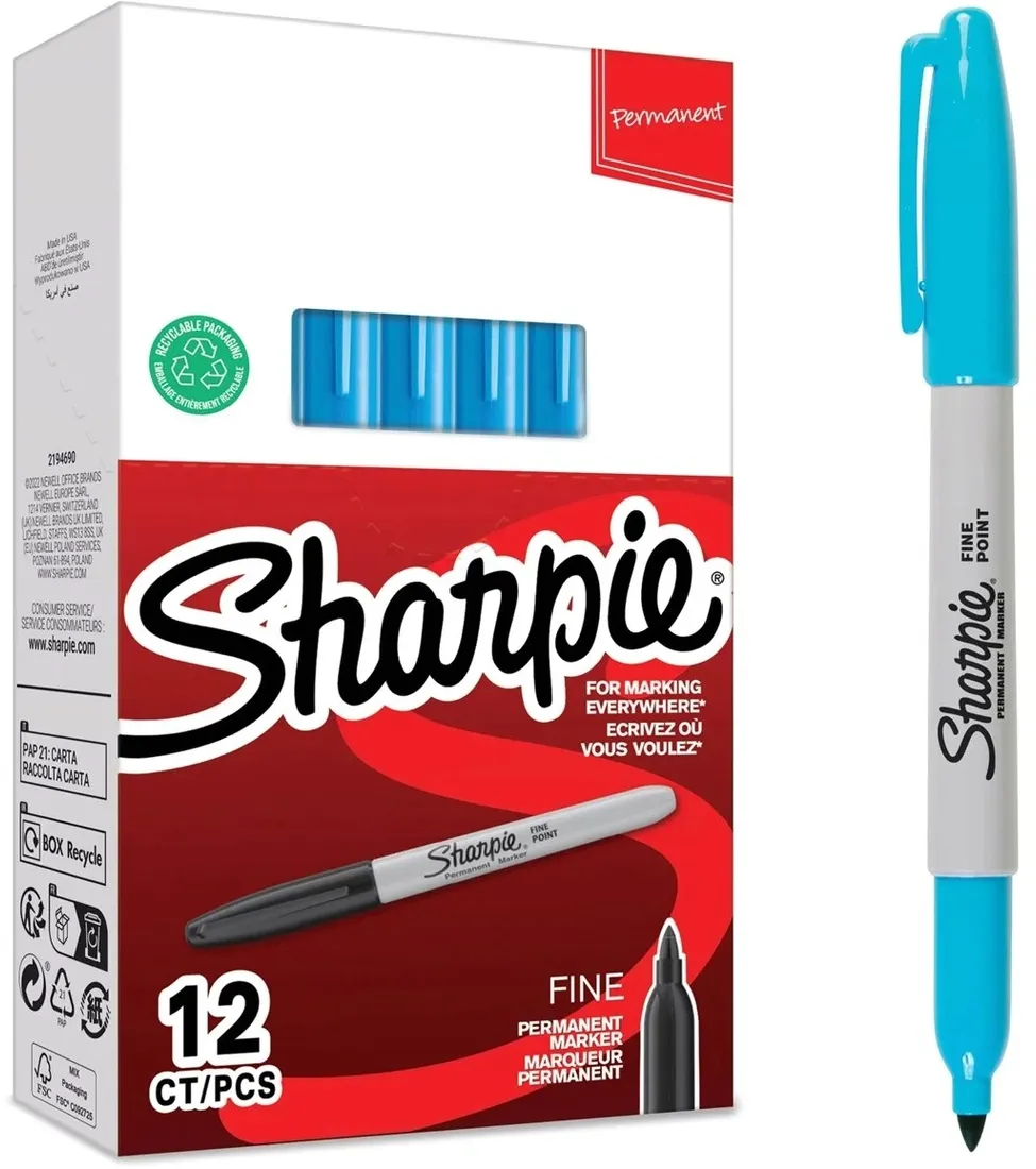 marker-sharpie-fine-blekitny