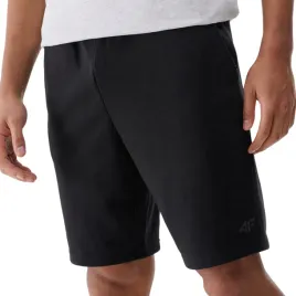 krotkie-spodenki-4f-meskie-bawelniane-sportowe-czarne-shom1002-20s-r-4xl