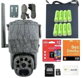 fotopulapka-obrotowa-p6-4g-lte-z-podgladem-na-zywopanel-solarny-w-zestawie