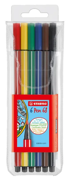 flamastry-stabilo-pen-68-6-stan-nowy