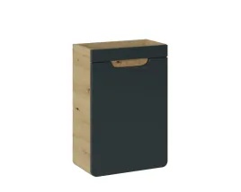 szafka-pod-umywalke-comad-aruba-826-wiszaca-grafit-i-dab-craft-zloty