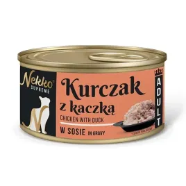 nekko-supreme-adult-kurczak-z-kaczka-w-sosie-80g-mokra-karma-dla-kotow