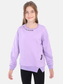 bluza-dziewczeca-dresowa-nadruk-bez-kaptura-jasny-fiolet-rozmiar-116-122