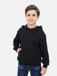 bluza-chlopieca-dziecieca-bawelniana-z-kapturem-kangurka-czarna-116-122