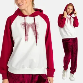bluza-dresowa-damska-bawelniana-z-kapturem-nadruk-cekiny-kokarda-biala-xl