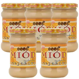 miod-rzepakowy-kremowany-barc-zestaw-5-x-400-g-polski-naturalny
