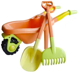 hemar-eco-line-taczka-do-piasku-74-cm-kolor-lososiowy-lopatka-grabki