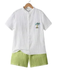 shein-letni-komplet-bawelniany-biala-bluzka-z-haftem-134-140cm-1ha