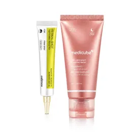 koreanski-nocny-duet-anti-age-celimax-retinal-01percent-medicube-collagen-wrapping-mask
