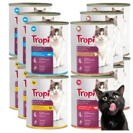 tropi-mokra-karma-puszki-zestaw-dla-kota-mix-4-smakow-12x830g