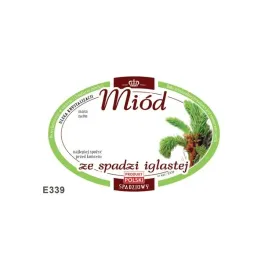 etykiety-owalne-na-miod-ze-spadzi-iglastej-e339