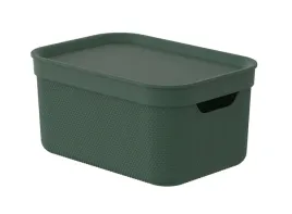rotho-box-ozdobny-pudelko-do-przechowywania-z-pokrywka-alvra-5l-zielony