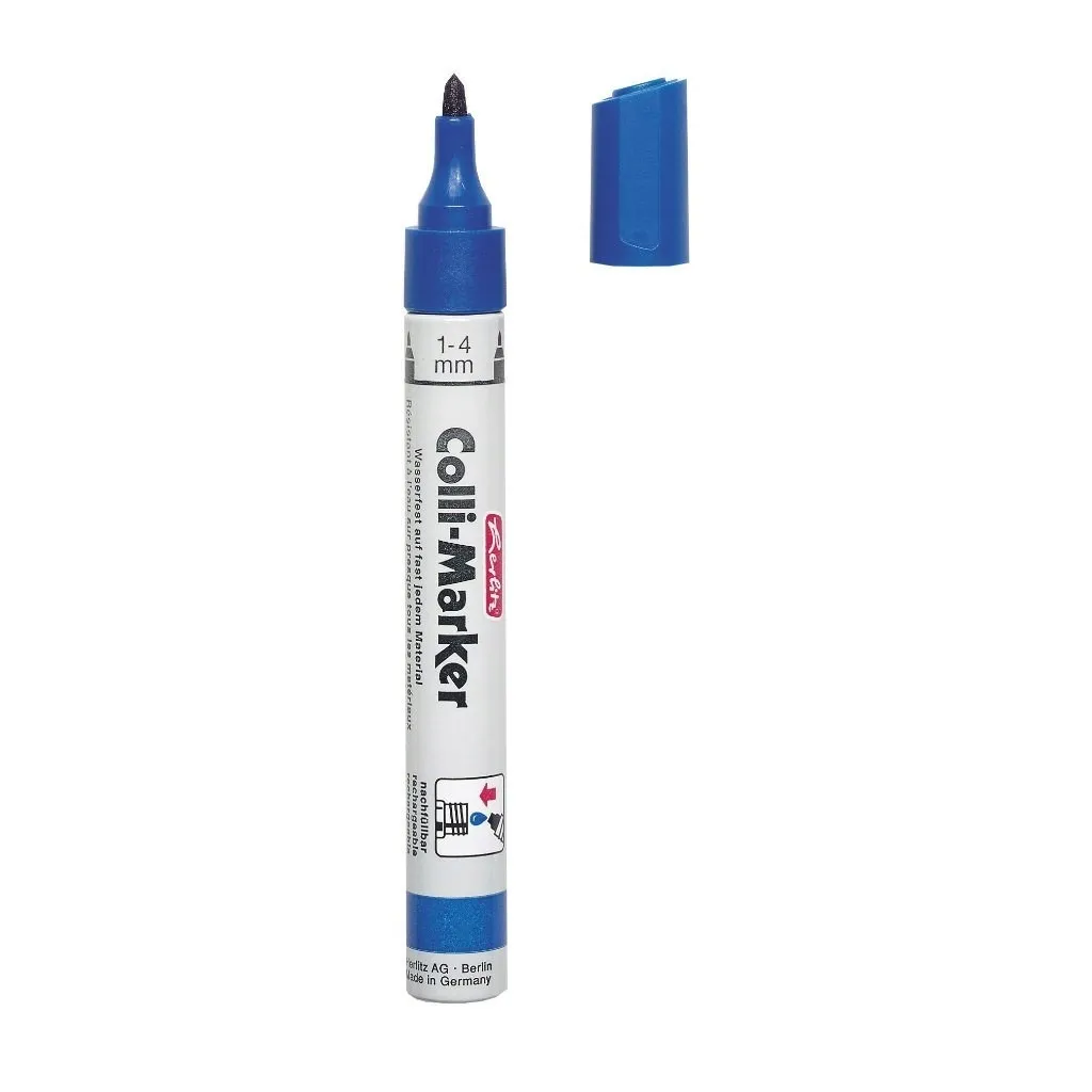 marker-permanentny-niebieski-colli-marker-1-4mm-stan-nowy