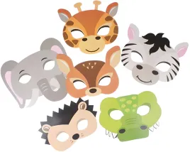 maski-zwierzeta-dla-dzieci-slon-zebra-safari-urodziny-bal-karnawal-12-szt
