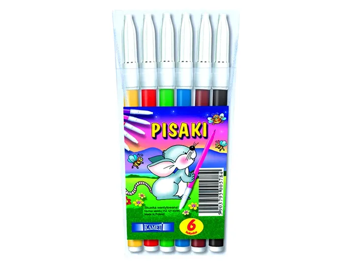 pisaki-kamet-6-kolorow-stan-nowy