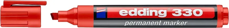marker-permanentny-edding-330-sciety-czerwony-kolor-czerwony