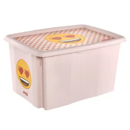 pojemnik-pudelko-z-pokrywa-45l-emoji-hearts-serca-rozowe-keeeper