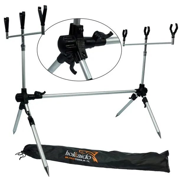 STANOWISKO KARPIOWE ROD/POD STOJAK NA WĘDKI HOKKAIDO + VIDEŁKI W ZESTAWIE
