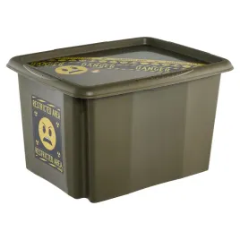 pojemnik-pudelko-z-pokrywa-30l-emoji-danger-zielone-keeeper