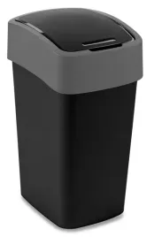 kosz-na-smieci-flip-bin-25l-curver-czarny-srebrny