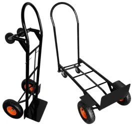 wozek-magazynowy-2w1-transportowy-platformowy-towarowy-200kg-czarny