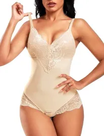 body-modelujace-bielizna-wyszczuplajaca-z-koronka-bezowe-xl