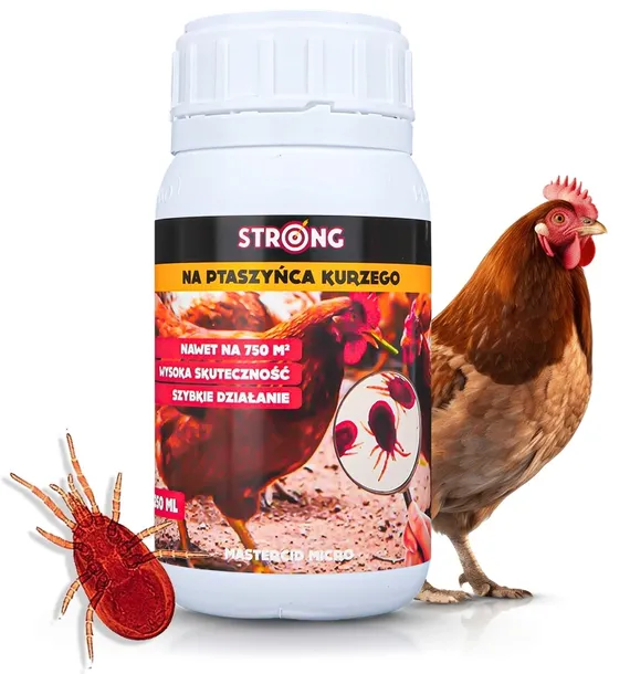 MOCNY OPRYSK ŚRODEK NA PTASZYŃCA KURZEGO ROZTOCZA OBRZEŻKI STRONG 250ML