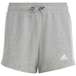 spodenki-dla-dzieci-adidas-essentials-3-stripes-szare-ic3632-152cm