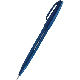pisak-pedzelkowy-pentel-ses15c-niebiesko-czarny
