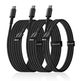 zestaw-kabli-przewodow-usb-c-tungsten-gold-100w-1m-2m-3m-czarny