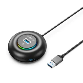 hub-adapter-4-portowy-usb-a-usb-a-mini-jack-rgb-0-3-m-czarny