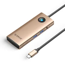 hub-8w1-usb-c-usb-a-usb-c-hdmi-sd-microsd-rj45-mini-jack-pd-100w-4k-60hz-rozowo-zloty