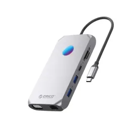 hub-12w1-usb-c-usb-a-usb-c-hdmi-vga-microsd-sd-rj45-audio-3-5-mm-pd-100w-4k-rgb-szary