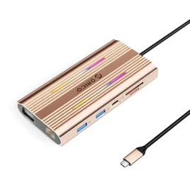 stacja-dokujaca-hub-12w1-usb-c-usb-a-usb-c-hdmi-vga-rj45-sd-pd-100w-4k-1000mbps-rgb-rozowo-zlota