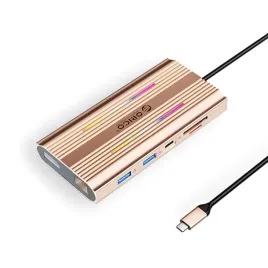 hub-12w1-usb-c-usb-a-usb-c-hdmi-displayport-rj45-sd-microsd-4k-pd-100-w-rgb-rozowo-zloty