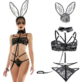 zmyslowy-czarny-sexy-koronkowy-komplet-bielizny-erotycznej-bdsm-kroliczek-l