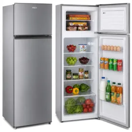 lodowka-wolnostojaca-143-cm-204l-inox-chlodziarko-zamrazarka-vivax-dd-207