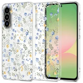 etui-tech-protect-flexair-na-samsung-galaxy-a27-przezroczysto-kwiatowy