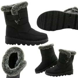 buty-zimowe-ocieplane-sniegowce-wodoodporne-czarne-trapery-botki-wysokie-42