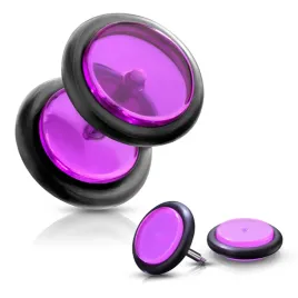 kolczyk-fake-plug-o-ring-fioletowy-piercing4u